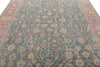8x10 Gray and Red Turkish Oushak Rug
