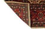 9x12 Beige and Red Turkish Oushak Rug