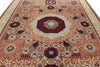 9x12 Ivory and Beige Turkish Oushak Rug