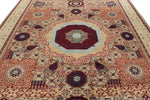 9x12 Ivory and Beige Turkish Oushak Rug