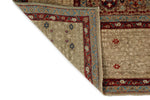 9x12 Ivory and Beige Turkish Oushak Rug