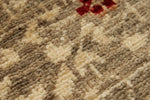 9x12 Ivory and Beige Turkish Oushak Rug