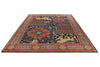 9x12 Navy and Multicolor Anatolian Tribal Rug