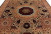9x12 Light Brown and Beige Anatolian Traditional Rug