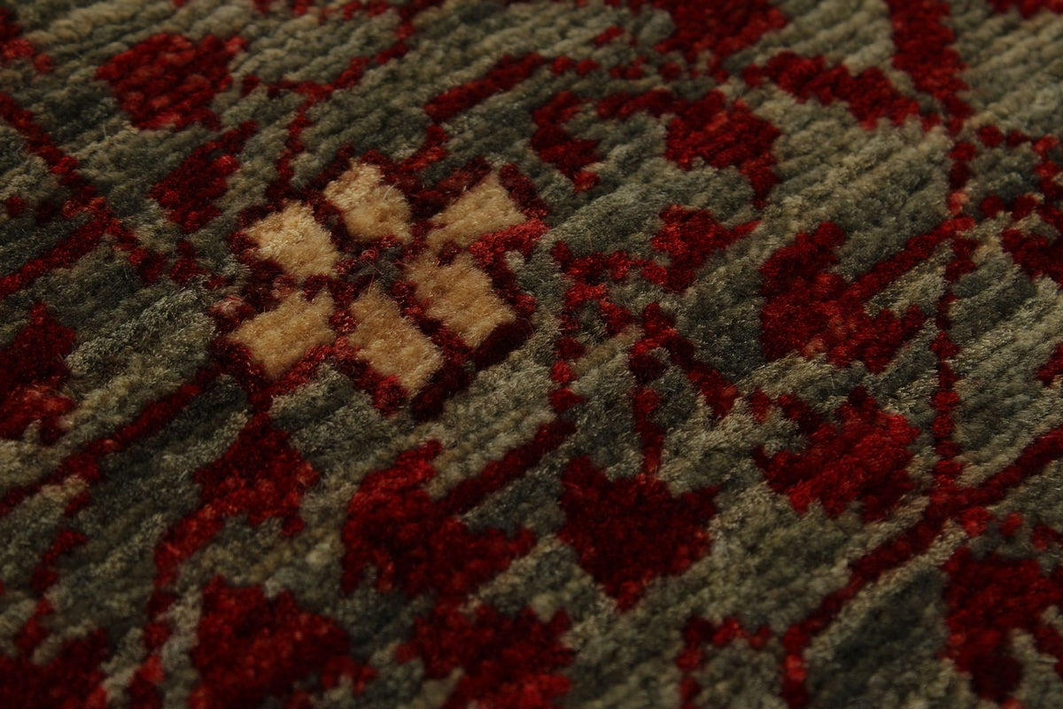 9x12 Brown and Brown Turkish Tribal Rug