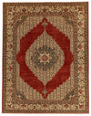 9x12 Red and Beige Persian Traditional Rug