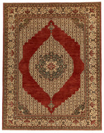 9x12 Red and Beige Persian Traditional Rug
