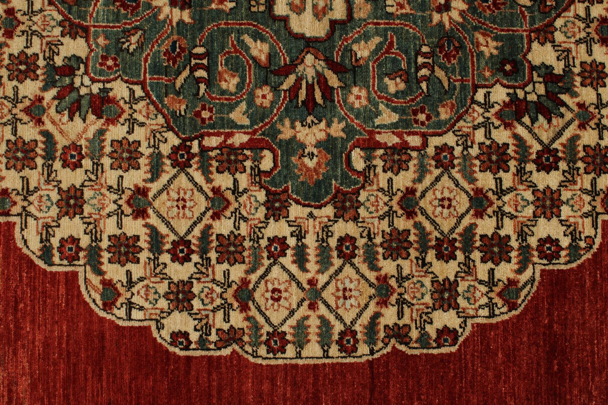 9x12 Red and Beige Persian Traditional Rug