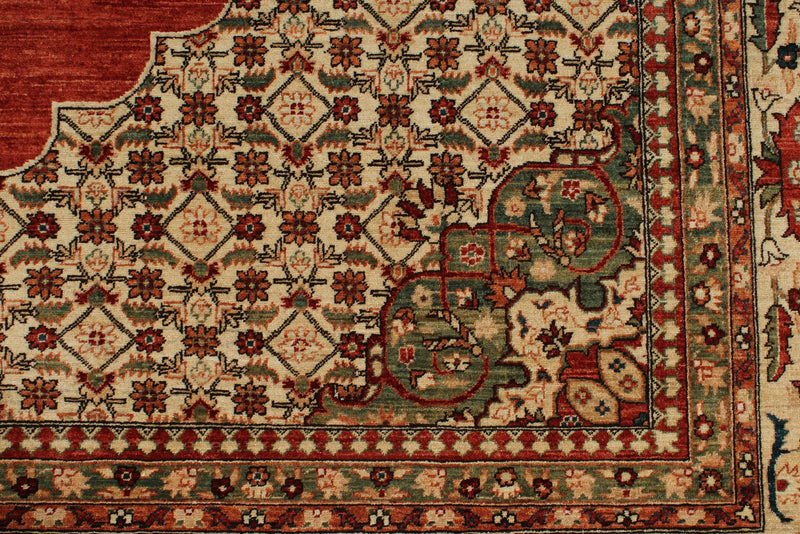 9x12 Red and Beige Persian Traditional Rug