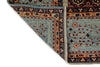 9x12 Light Blue and Multicolor Turkish Tribal Rug