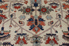 9x12 Ivory and Multicolor Anatolian Traditional Rug