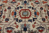 9x12 Ivory and Multicolor Anatolian Traditional Rug
