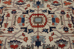 9x12 Ivory and Multicolor Anatolian Traditional Rug