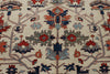 9x12 Ivory and Multicolor Anatolian Traditional Rug