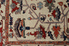 9x12 Ivory and Multicolor Anatolian Traditional Rug