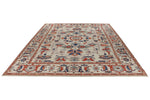 9x12 Ivory and Multicolor Anatolian Traditional Rug