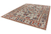 9x12 Ivory and Multicolor Anatolian Traditional Rug