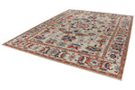 9x12 Ivory and Multicolor Anatolian Traditional Rug
