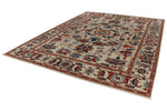 9x12 Ivory and Multicolor Anatolian Traditional Rug