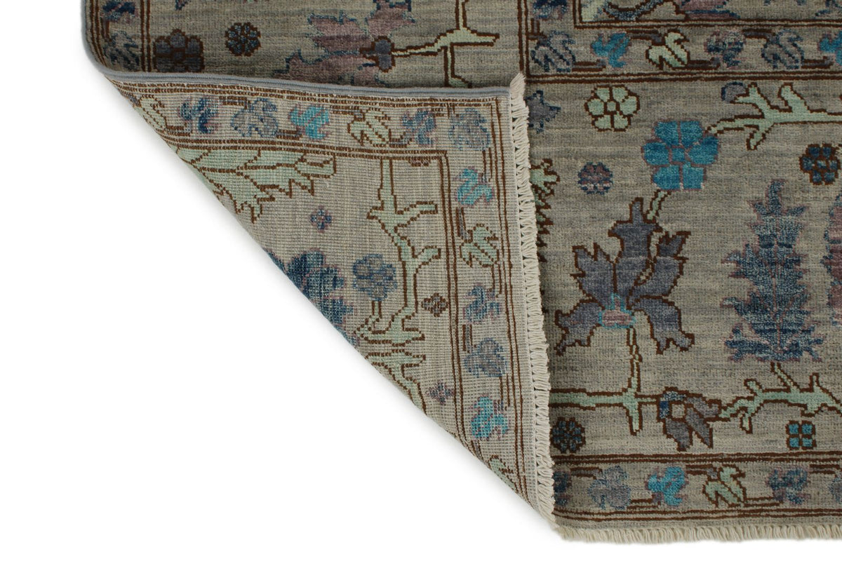 9x12 Gray and Multicolor Anatolian Traditional Rug