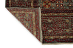 9x12 Gray and Burgundy Turkish Tribal Rug