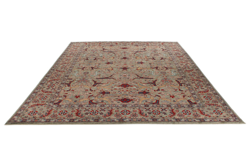 9x12 Brown and Brown Anatolian Traditional Rug