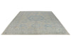9x12 Beige and Gray Turkish Oushak Rug