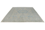 9x12 Beige and Gray Turkish Oushak Rug