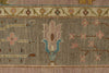 11x14 Pink and Brown Turkish Oushak Rug
