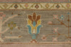 11x14 Pink and Brown Turkish Oushak Rug