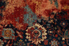 10x14 Navy and Multicolor Modern Contemporary Rug
