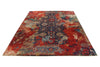 10x14 Navy and Multicolor Modern Contemporary Rug