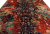 10x14 Navy and Multicolor Modern Contemporary Rug
