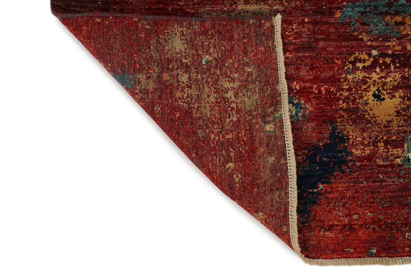 10x14 Navy and Multicolor Modern Contemporary Rug