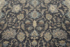 10x14 Charcoal and Ivory Anatolian Tribal Rug