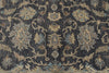10x14 Charcoal and Ivory Anatolian Tribal Rug