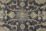 10x14 Charcoal and Ivory Anatolian Tribal Rug