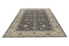 10x14 Charcoal and Ivory Anatolian Tribal Rug