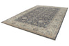 10x14 Charcoal and Ivory Anatolian Tribal Rug