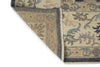 10x14 Charcoal and Ivory Anatolian Tribal Rug