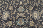 10x14 Charcoal and Ivory Anatolian Tribal Rug