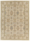 10x14 Ivory and Ivory Anatolian Tribal Rug