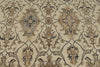 10x14 Ivory and Ivory Anatolian Tribal Rug