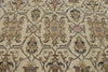 10x14 Ivory and Ivory Anatolian Tribal Rug