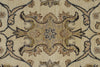 10x14 Ivory and Ivory Anatolian Tribal Rug