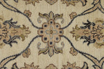 10x14 Ivory and Ivory Anatolian Tribal Rug