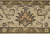 10x14 Ivory and Ivory Anatolian Tribal Rug