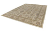 10x14 Ivory and Ivory Anatolian Tribal Rug