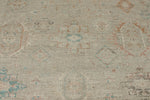 10x14 Ivory and Brown Anatolian Tribal Rug