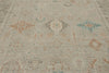 10x14 Ivory and Brown Anatolian Tribal Rug